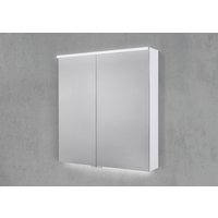 Spiegelschrank 70 cm integrierte MULTI Light LED Beleuchtung Doppelspiegeltüren von Intarbad