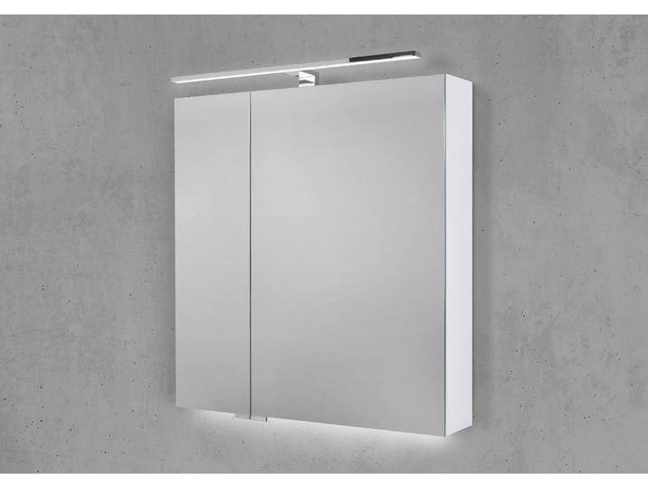 Spiegelschrank 70 cm mit MULTI Light LED Chrom Beleuchtung Doppelspiegeltüren von Intarbad