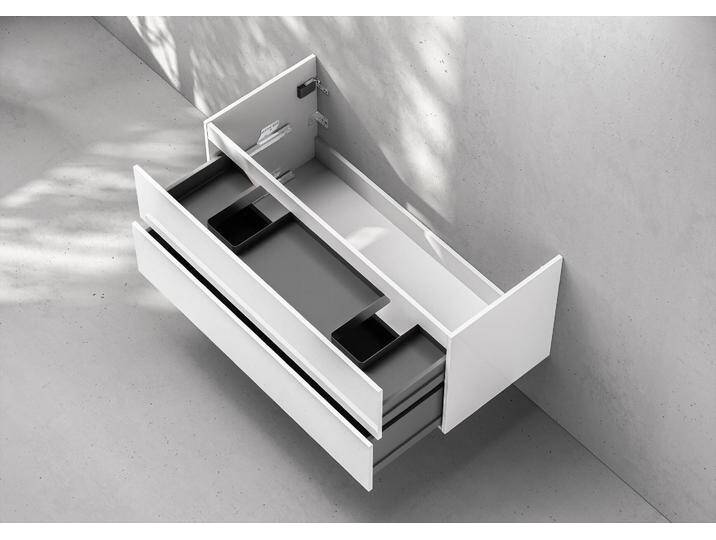 Unterschrank Intarbad Deluxe als Zubehör für Doppelwaschtisch Duravit ME by Starck 130cm von Intarbad