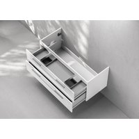 Unterschrank Intarbad Premium als Zubehör für Doppelwaschtisch Geberit Smyle Square 120cm von Intarbad