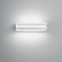 Intec - Wandleuchte aus Gips mit satiniertem Glasdiffuser 37 cm Flow von Intec