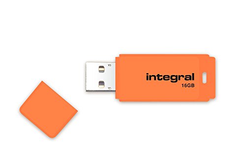 INTEGRAL 16GB USB-Stick Neon orange von Integral