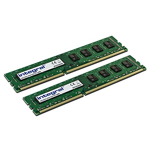 Integral Memory 8GB Kit (2x4GB) DDR3 RAM 1600MHz SDRAM Desktop/Computer PC3-12800 Arbeitsspeicher, Green, IN3T4GNAJKIK2, 8GB Kit (4GB x 2) von Integral