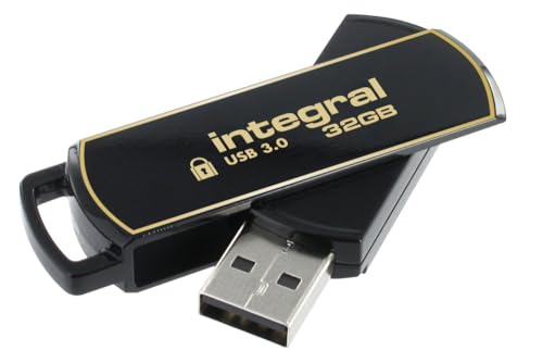 Integral Memory INFD32GB360SEC3.0 USB 3.0-Stick mit SecureLock Software schwarz/gold Integral Memory INFD32GB360SEC3.0 USB 3.0-Stick mit SecureLock Software schwarz/gold von Integral