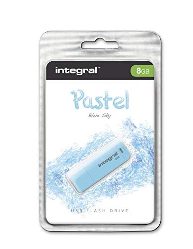 Integral Memory INFD8GBPASBLS 8GB Speicherkarte himmelblau von Integral