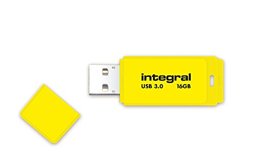 Integral Neon 16GB USB-Stick USB3.0 gelb von Integral