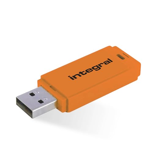 Integral 128GB Neon Orange USB 2.0 Flash-Laufwerk Integral 128GB Neon Orange USB 2.0 Flash-Laufwerk von Integral