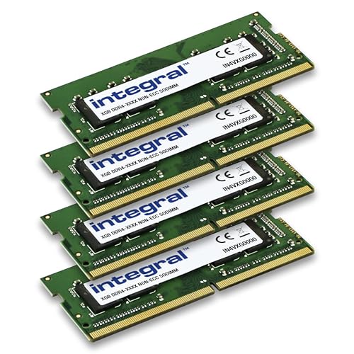 Integral 8GB (4 Pack) DDR4 RAM 3200MHz SODIMM Laptop Notebook MacBook Arbeitsspeicher-Modul von Integral