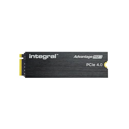 Integral Advantage PRO-1 2TB NVME SSD M.2 2280 PCIe Lightning-Fast Gen4x4 R-7400MB/s W-6700MB/s Solid State Drive Eingebauter Kühlkörper Kompatibel mit PS5 | M2 SSD | PS5 SSD | SSD 2TB | 2TB SSD von Integral