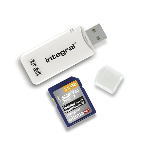 Integral SD-Kartenleser USB2.0 für SD, SDHC, SDXC Speicherkarten, USB 2.0 Speicherkartenadapter, Weiß Integral SD-Kartenleser USB2.0 für SD, SDHC, SDXC Speicherkarten, USB 2.0 Speicherkartenadapter, Weiß von Integral