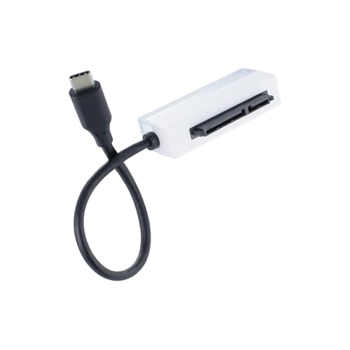 Integral USB-C-zu-SATA-III-SSD-Adapter mit Kabel, 2,5-Zoll-SATA-Festplatten-zu-USB-Typ-C-Konverter, kompatibel mit 2,5-Zoll-SATA-I/II/III-HDD und SSD. Für Mac oder PC. von Integral