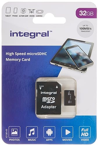 Integral Ultimapro - Memory Card 32 GB microSDHC/XC 100MB/s Class 10 UHS-I U1/ V10 + Adapter Integral Ultimapro - Memory Card 32 GB microSDHC/XC 100MB/s Class 10 UHS-I U1/ V10 + Adapter von Integral