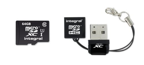 Integral microSDXC 64GB Class 10 UltimaPro UHS-1 class 1 Speicherkarte bis zu 40 MB/s Transfergeschwindigkeit mit USB Kartenleser Integral microSDXC 64GB Class 10 UltimaPro UHS-1 class 1 Speicherkarte bis zu 40 MB/s Transfergeschwindigkeit mit USB Kartenleser von Integral