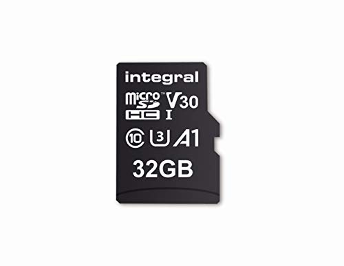 Speicherkarte 32 GB microSDxC Premium High Speed bis zu 100 MB/s Lesen, 30 MB/s Schreiben, V30 UHS-I U3 + SD-Adapter, by Integral Memory Speicherkarte 32 GB microSDxC Premium High Speed bis zu 100 MB/s Lesen, 30 MB/s Schreiben, V30 UHS-I U3 + SD-Adapter, by Integral Memory von Integral