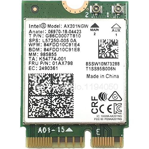 Intel® Wi-Fi 6 AX201 M.2 non vPro WLAN-Adapter von Intel