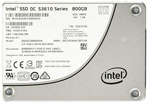 Intel 1,2T S3610 2,5 MLC SSD Read:550MB/s, Write:500MB/s, SSDSC2BX012T401 von Intel