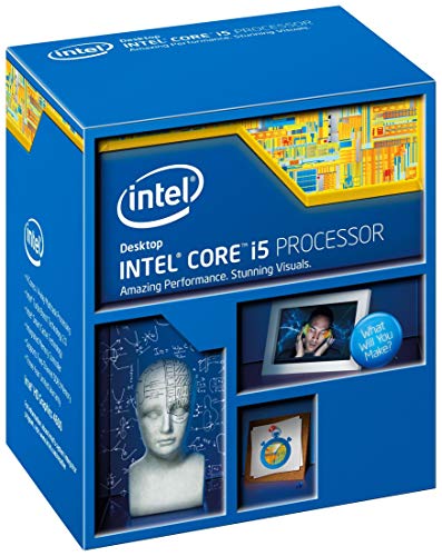Intel Desktop CPU i5-4590 SR1QJ Socket H3 LGA1150 CM8064601560615 BX80646I54590 BXC80646I54590 3.3GHz 6MB 4 Cores Processor (Renewed) von Intel