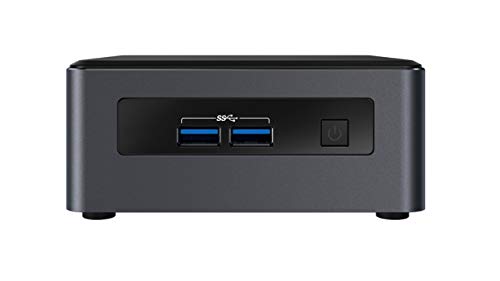Intel NUC BLKNUC7I3DNHNC2 PC/Workstation Core™ i3 der siebten Generation i3-7100U 4 GB DDR4-SDRAM 1000 GB Festplatte UCFF Schwarz Mini PC Windows 10 von Intel