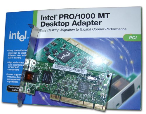 Intel PRO/1000 MT Desktop Adapter NIC Giga 32Bit PCI RJ45 10/100/1000 WOL von Intel