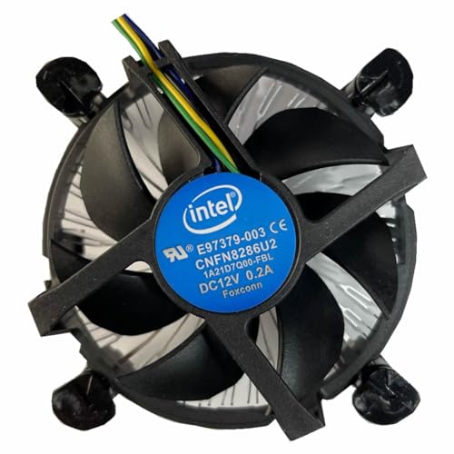 Intel Sockel 1155/1156 Aluminium Kühlkörper und 3,5 Zoll Lüfter mit 4-poligem Anschluss bis Core i3 3,06 GHz (E97379-001) von Intel