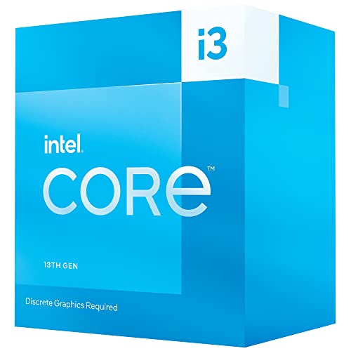 Intel i3-13100F Desktop-Prozessor, 4 Kerne, 12 MB Cache, bis zu 4,5 GHz Intel i3-13100F Desktop-Prozessor, 4 Kerne, 12 MB Cache, bis zu 4,5 GHz von Intel