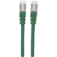 740654 RJ45 Netzwerkkabel, Patchkabel cat 6a s/ftp 0.50 m Grün Folienschirm, Geflechtschi - Intellinet von Intellinet