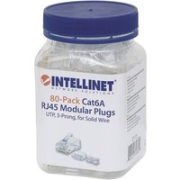 Intellinet - 80er-Pack Cat6A RJ45-Modularstecker utp 3-Punkt-Aderkontaktierung für Massivd Intellinet - 80er-Pack Cat6A RJ45-Modularstecker utp 3-Punkt-Aderkontaktierung für Massivd von Intellinet