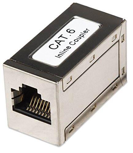 INTELLINET Cat6 Inline Kupplung 8P8C Buchse auf 8P8C Buchse FTP silber INTELLINET Cat6 Inline Kupplung 8P8C Buchse auf 8P8C Buchse FTP silber von Intellinet