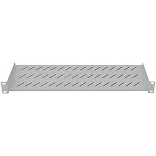 Intellinet 19" Fachboden zur Frontmontage 1 HE ( Montage an den beiden vorderen Profilschienen ) 150 mm Tiefe grau 712200, 1 HE 150 mm von Intellinet