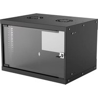Intellinet Basic Line 6HE 19 Zoll Wandgehäuse (B x H x T) 540 x 353 x 400mm 6 HE Schwarz (RAL 9005) von Intellinet