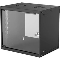 Intellinet Basic Line 9HE 19 Zoll Wandgehäuse (B x H x T) 540 x 487 x 400mm 9 HE Schwarz (RAL 9005) von Intellinet