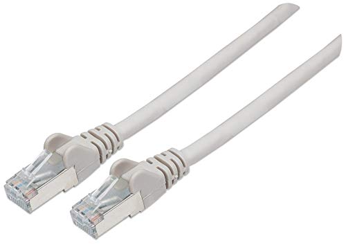 Intellinet 317177 Netzwerkkabel Cat6A SFTP 100% Kupfer RJ-45 Stecker/7, 5 m Grau von Intellinet