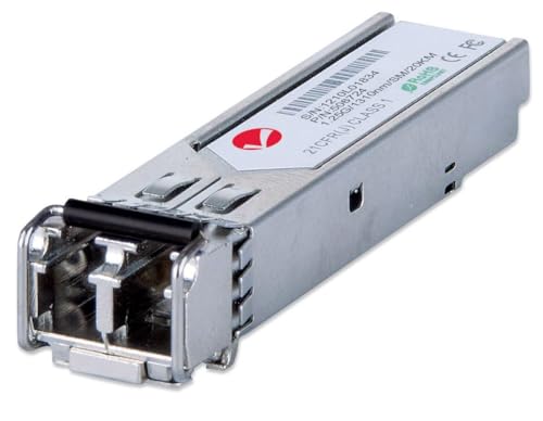 Intellinet 506724 Netzwerk-Transceiver-Modul – Netzwerk-Transceiver Mini-GBIC, 1250 Mbit/s, LC, 20000 m, 1310 nm, Single-Mode Intellinet 506724 Netzwerk-Transceiver-Modul – Netzwerk-Transceiver Mini-GBIC, 1250 Mbit/s, LC, 20000 m, 1310 nm, Single-Mode von Intellinet