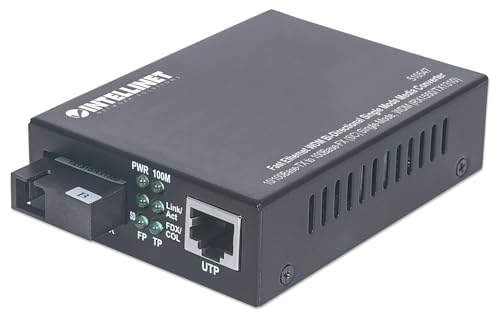 Intellinet 510547 Fast Ethernet WDM bidirektionaler Singlemode Medienkonverter schwarz Intellinet 510547 Fast Ethernet WDM bidirektionaler Singlemode Medienkonverter schwarz von Intellinet