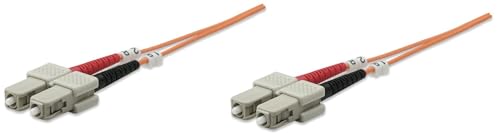 Intellinet 511308 Glasfaser LWL Anschlusskabel [1x SC-Stecker - 1x SC-Stecker] 62,5/125 µ Multimode von Intellinet
