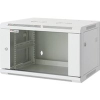 Intellinet 711760 19 Zoll Netzwerkschrank (B x H x T) 600 x 370 x 450mm 6 HE Lichtgrau (RAL 7035) von Intellinet