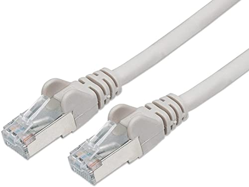 Intellinet 733229 Netzwerkkabel Cat6 SFTP LS0H Kupfer RJ-45 Stecker auf RJ-45 Stecker 1 m grau, 3 Stück von Intellinet