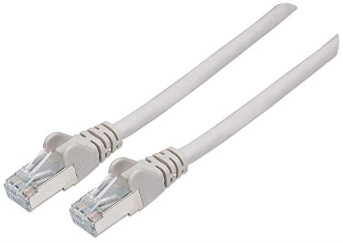 Intellinet 733267 Netzwerkkabel Cat6 SFTP LS0H Kupfer RJ-45 Stecker auf RJ-45 Stecker 5 m grau von Intellinet