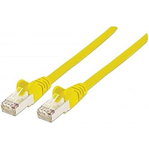 Intellinet 735339 Netzwerkkabel Cat6 SFTP LS0H Kupfer RJ-45 Stecker auf RJ-45 Stecker 1 m gelb von Intellinet