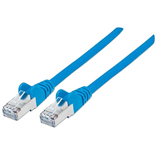 Intellinet 735384 Netzwerkkabel Cat6 SFTP LS0H Kupfer RJ-45 Stecker auf RJ-45 Stecker 2 m blau von Intellinet