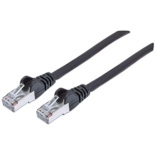 Intellinet 735391 Netzwerkkabel Cat6 SFTP LS0H Kupfer RJ-45 Stecker auf RJ-45 Stecker 2 m schwarz von Intellinet