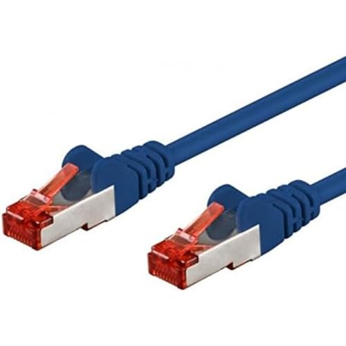 Intellinet 735575 Netzwerkkabel Cat6 SFTP LS0H Kupfer RJ-45 Stecker auf RJ-45 Stecker 5m blau von Intellinet