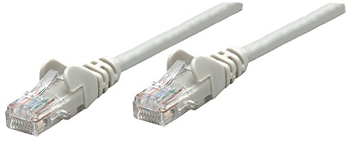 Intellinet 739788 Netzwerkkabel Cat6 SFTP LS0H Kupfer RJ-45 Stecker auf RJ-45 Stecker 0,25m grau von Intellinet