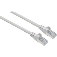 Intellinet 740807 RJ45 Netzwerkkabel, Patchkabel CAT 6a S/FTP 2.00 m Grau Folienschirm, Geflechtschi von Intellinet
