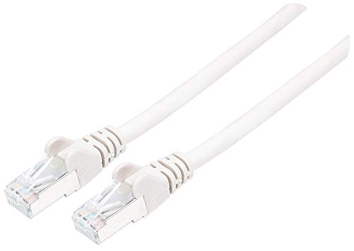Intellinet 741903 Netzwerkkabel mit Cat7-Rohkabel S/FTP Cat6a-Stecker 100% Kupfer LS0H 0,25 m Weiß von Intellinet