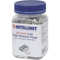 Intellinet 90er-Pack Cat6 RJ45-Modularstecker STP 3-Punkt-Aderkontaktierung für Massivdraht 90 Stec Intellinet 90er-Pack Cat6 RJ45-Modularstecker STP 3-Punkt-Aderkontaktierung für Massivdraht 90 Stec von Intellinet