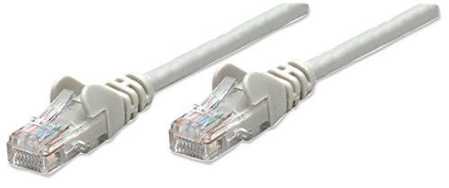 Intellinet Cat5e (UTP) Netzwerk Patchkabel (2X RJ-45, Vergossen) 15,0 m grau von Manhattan