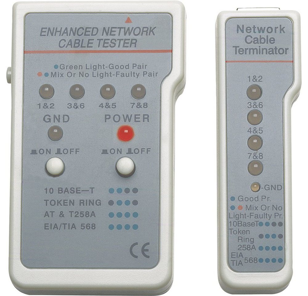 Intellinet Crimpzange Intellinet 351898 Netzwerktester Passend für (Netzwerk-Spezifikationen von Intellinet