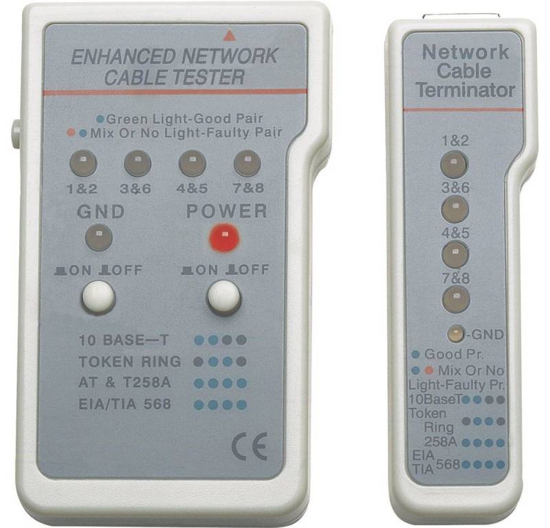 Intellinet Crimpzange Intellinet 351898 Netzwerktester Passend für (Netzwerk-Spezifikationen von Intellinet