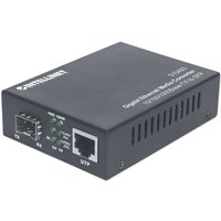 Gigabit Ethernet zu sfp Medienkonverter, 10/100/1000Base-Tx zu sfp Steckplatz, leer (Euro 2-p - Intellinet von Intellinet